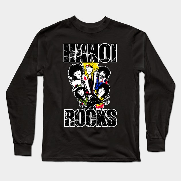 hanoi rocks Long Sleeve T-Shirt by gorgeouspot